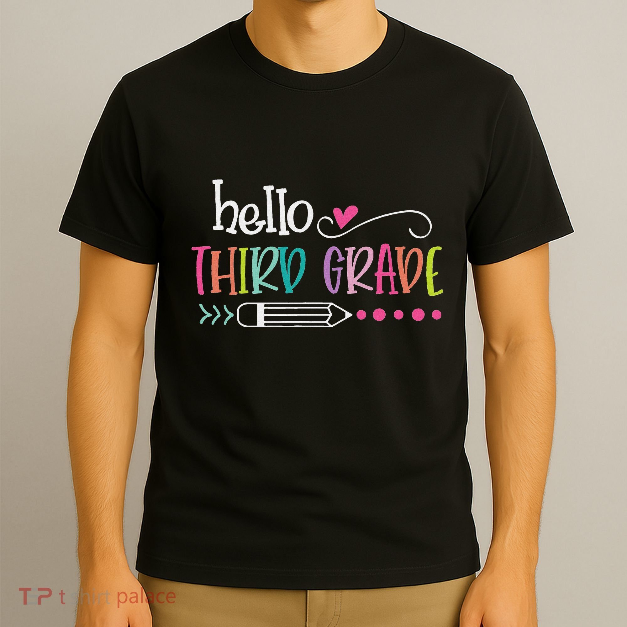 Hello Third Grade Fun 3rd Grade To School Gifts T-Shirt