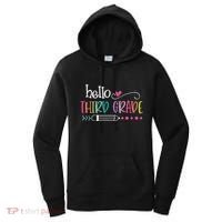 Hello Third Grade Fun 3rd Grade To School Gifts Women's Hoodie thumb 0