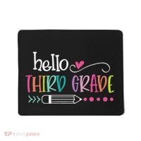 Hello Third Grade Fun 3rd Grade To School Gifts Mousepad thumb 0