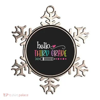 Hello Third Grade Fun 3rd Grade To School Gifts Ornament