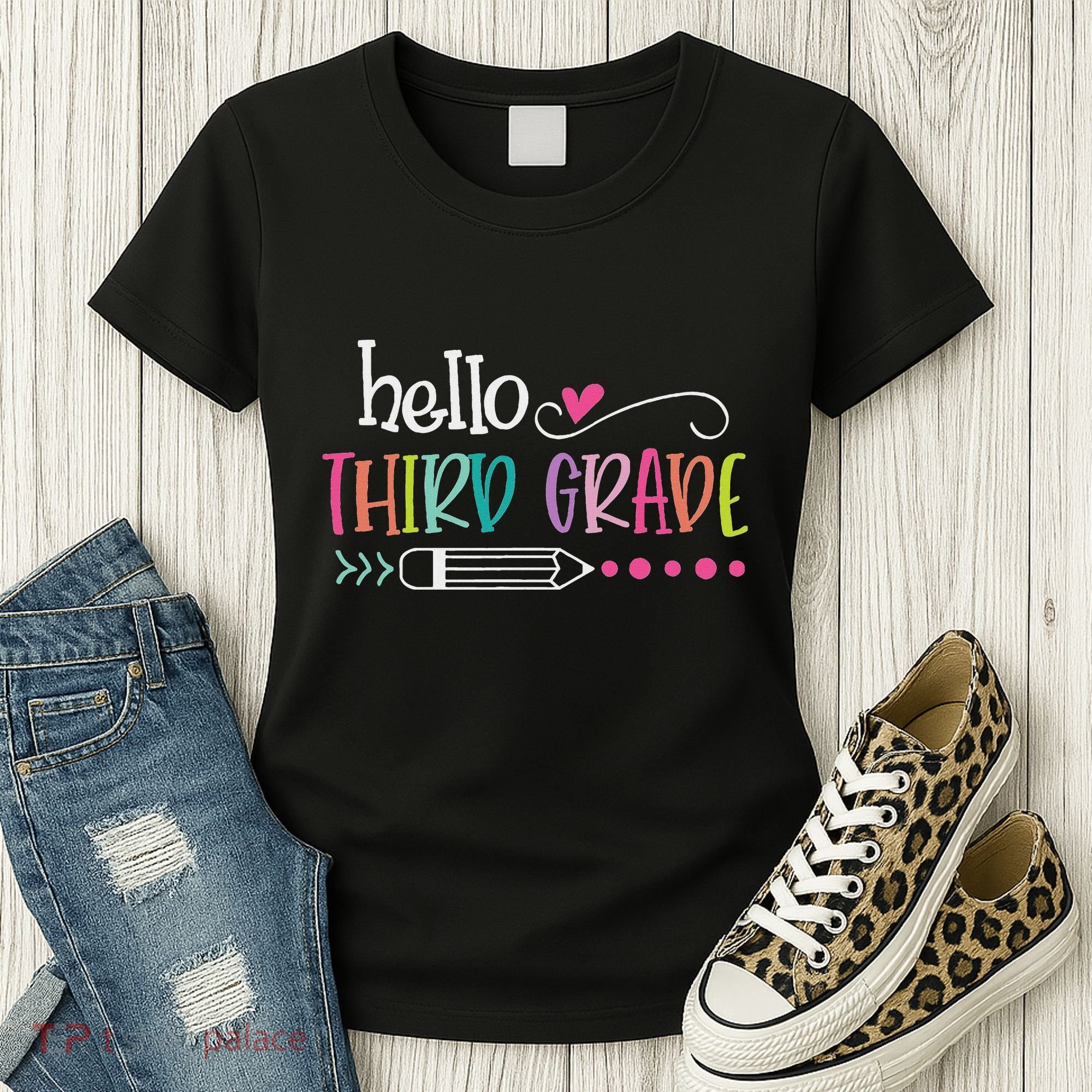 Hello Third Grade Fun 3rd Grade To School Gifts Women's T-Shirt