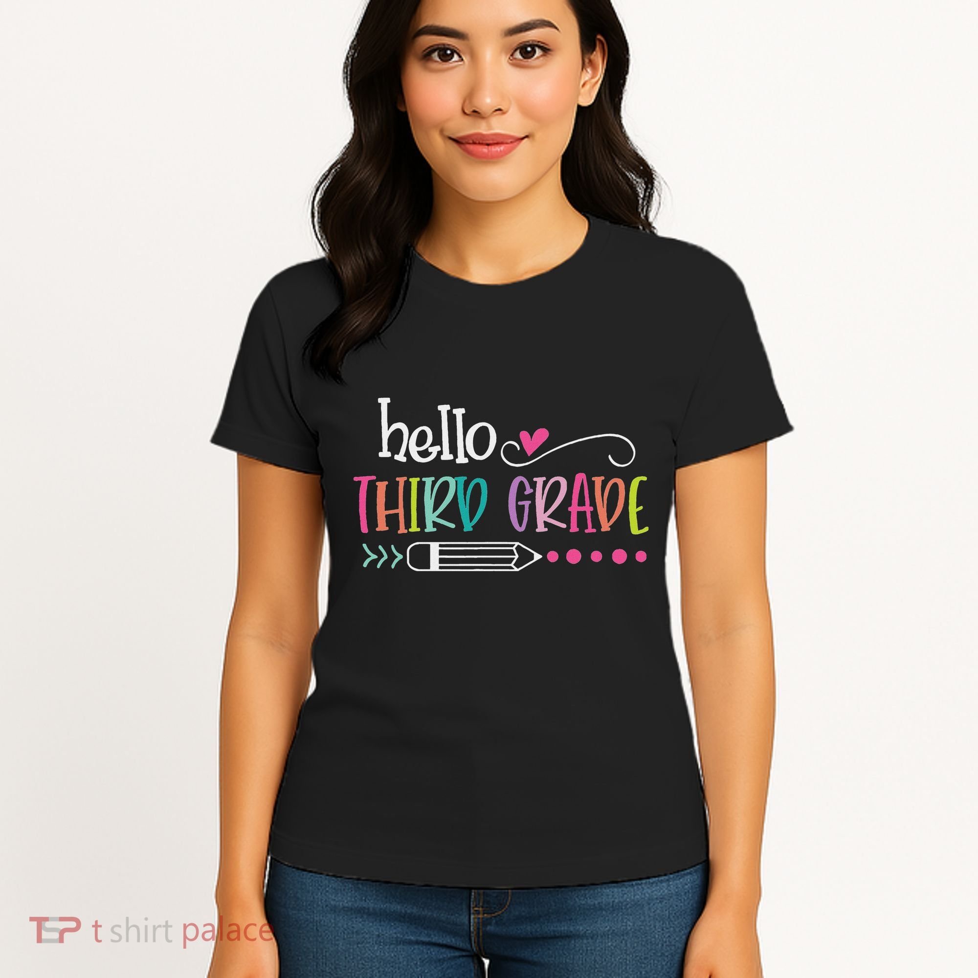 Hello Third Grade Fun 3rd Grade To School Gifts Women's T-Shirt