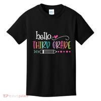 Hello Third Grade Fun 3rd Grade To School Gifts Kids T-Shirt thumb 0