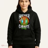 Higher Than Giraffe Pussy Funny Stoner Weed 4 20 Pot Gift Hoodie thumb 5