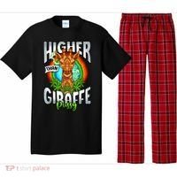 Higher Than Giraffe Pussy Funny Stoner Weed 4 20 Pot Gift Pajama Set thumb 0