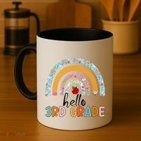 Hello Third Grade Rainbow First Day Of 3Rd Grade Teacher Funny Gift Coffee Mug thumb 4
