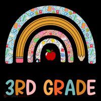 Hello Third Grade Rainbow First Day Of 3Rd Grade Teacher Funny Gift Coffee Mug thumb 5