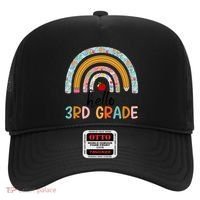 Hello Third Grade Rainbow First Day Of 3Rd Grade Teacher Funny Gift Hat thumb 0