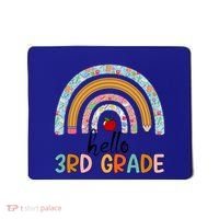 Hello Third Grade Rainbow First Day Of 3Rd Grade Teacher Funny Gift Mousepad thumb 0