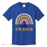 Hello Third Grade Rainbow First Day Of 3Rd Grade Teacher Funny Gift Kids T-Shirt thumb 0