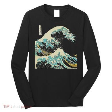 Hokusai The Great Wave Long Sleeve Shirt
