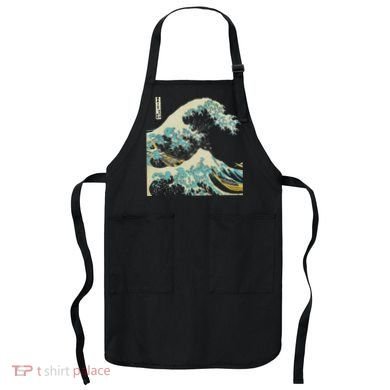 Hokusai The Great Wave Apron