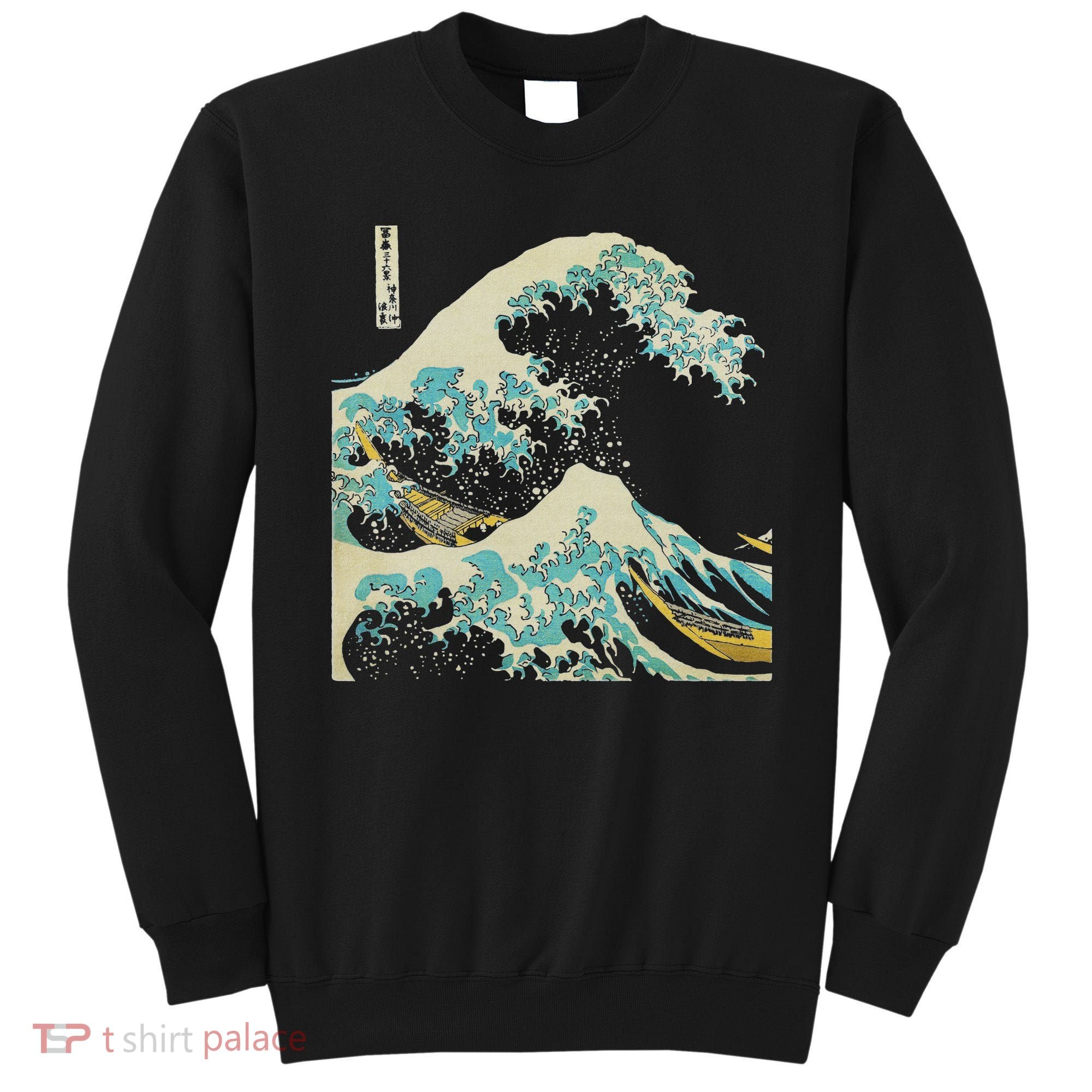 Hokusai The Great Wave Sweatshirt