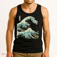 Hokusai The Great Wave Tank Top thumb 3
