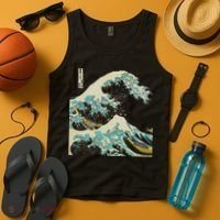 Hokusai The Great Wave Tank Top thumb 4