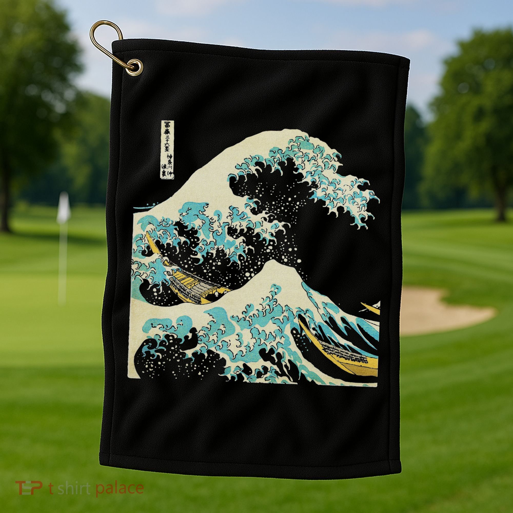 Hokusai The Great Wave Golf Towel