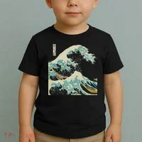 Hokusai The Great Wave Toddler T-Shirt thumb 2