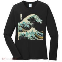 Hokusai The Great Wave Women's Long Sleeve Shirt thumb 0
