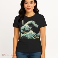 Hokusai The Great Wave Women's T-Shirt thumb 4