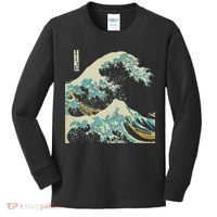 Hokusai The Great Wave Kids Long Sleeve Shirt thumb 0
