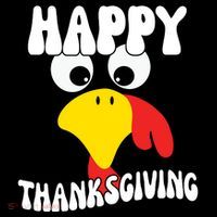 Happy Thanksigiving Gobble Turkey Face Women's Hoodie thumb 2