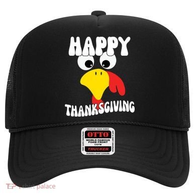 Happy Thanksigiving Gobble Turkey Face Hat
