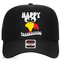 Happy Thanksigiving Gobble Turkey Face Hat thumb 0