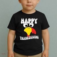 Happy Thanksigiving Gobble Turkey Face Toddler T-Shirt thumb 2