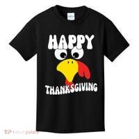Happy Thanksigiving Gobble Turkey Face Kids T-Shirt thumb 0