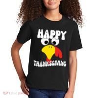 Happy Thanksigiving Gobble Turkey Face Kids T-Shirt thumb 2