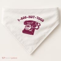 Hot To Go Wlw Midwest Princess Queer. USA-Made Doggie Bandana thumb 0