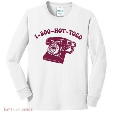 Hot To Go Wlw Midwest Princess Queer. Kids Long Sleeve Shirt