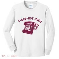 Hot To Go Wlw Midwest Princess Queer. Kids Long Sleeve Shirt thumb 0