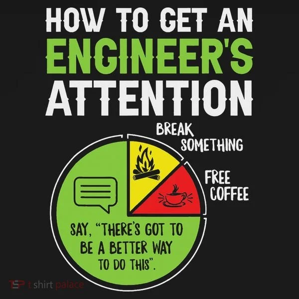 How To Get An Engineer's Attention Coaster