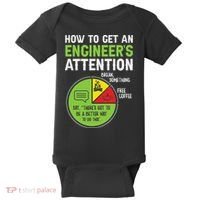 How To Get An Engineer's Attention Baby Bodysuit thumb 0
