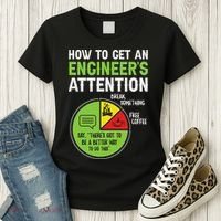 How To Get An Engineer's Attention Women's T-Shirt thumb 3