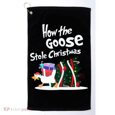 How The Goose Stole Christmas Classic Golf Towel