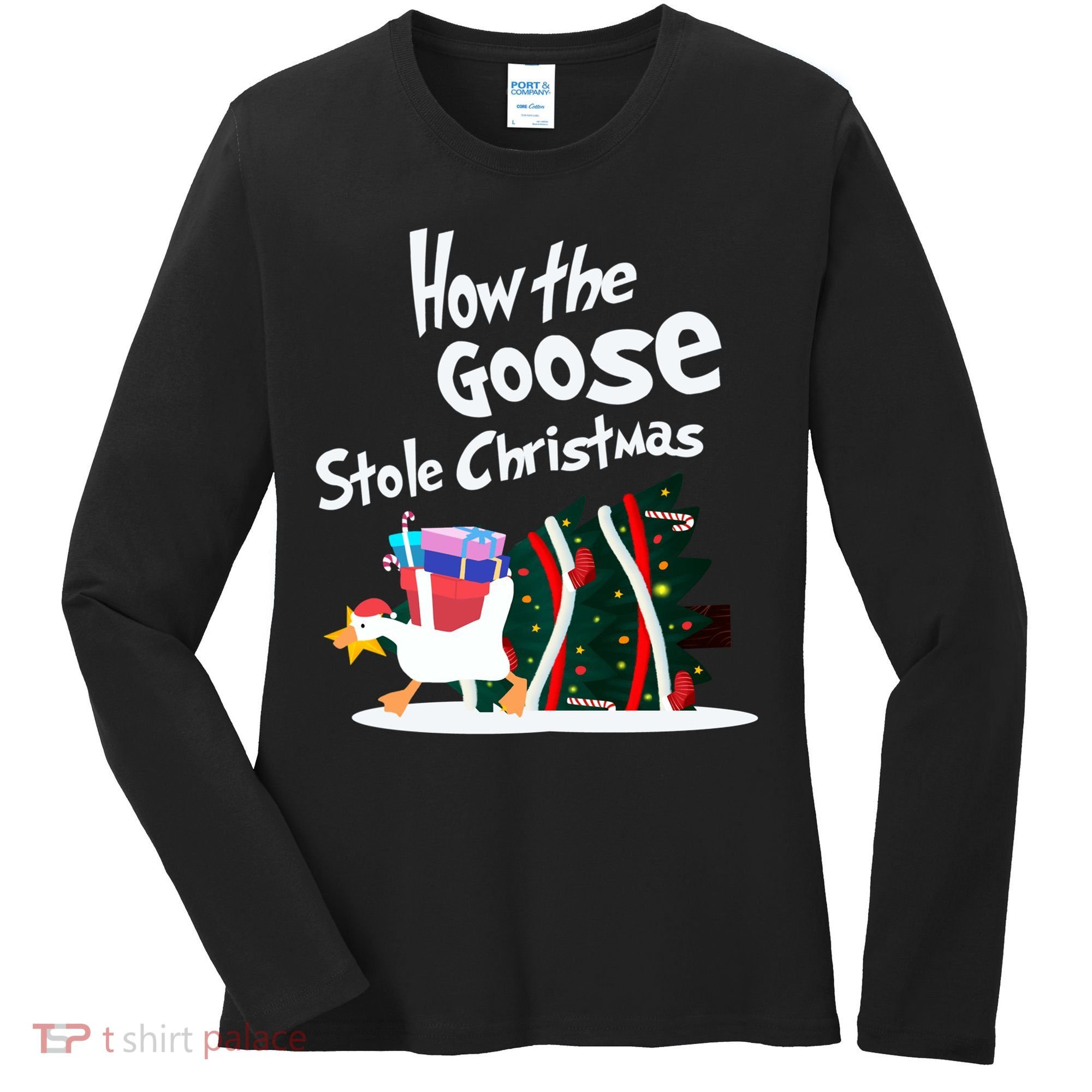 How The Goose Stole Christmas Classic Women's Long Sleeve Shirt