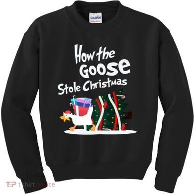 How The Goose Stole Christmas Classic Kids Sweatshirt