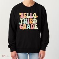 Hello Third Grade Team 3rd Grade Back To School Teacher Women's Sweatshirt thumb 0