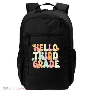 Hello Third Grade Team 3rd Grade Back To School Teacher Backpack