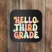 Hello Third Grade Team 3rd Grade Back To School Teacher Coaster thumb 0