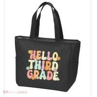Hello Third Grade Team 3rd Grade Back To School Teacher Tote Bag thumb 3