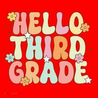 Hello Third Grade Team 3rd Grade Back To School Teacher Santa Hat thumb 1