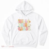 Hello Third Grade Team 3rd Grade Back To School Teacher Hoodie thumb 0