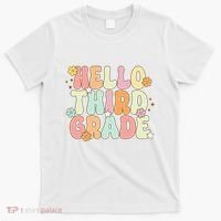 Hello Third Grade Team 3rd Grade Back To School Teacher T-Shirt thumb 0