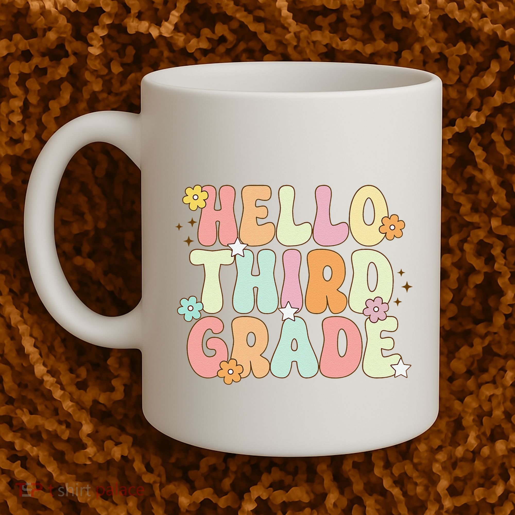 Hello Third Grade Team 3rd Grade Back To School Teacher Coffee Mug