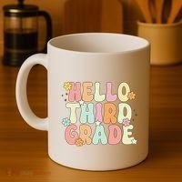 Hello Third Grade Team 3rd Grade Back To School Teacher Coffee Mug thumb 4