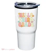 Hello Third Grade Team 3rd Grade Back To School Teacher Tumbler thumb 0