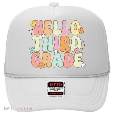 Hello Third Grade Team 3rd Grade Back To School Teacher Hat